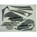 Kit Adesivos Faixa Nx 400 Falcon 2007 Cinza Jogo Adesivo