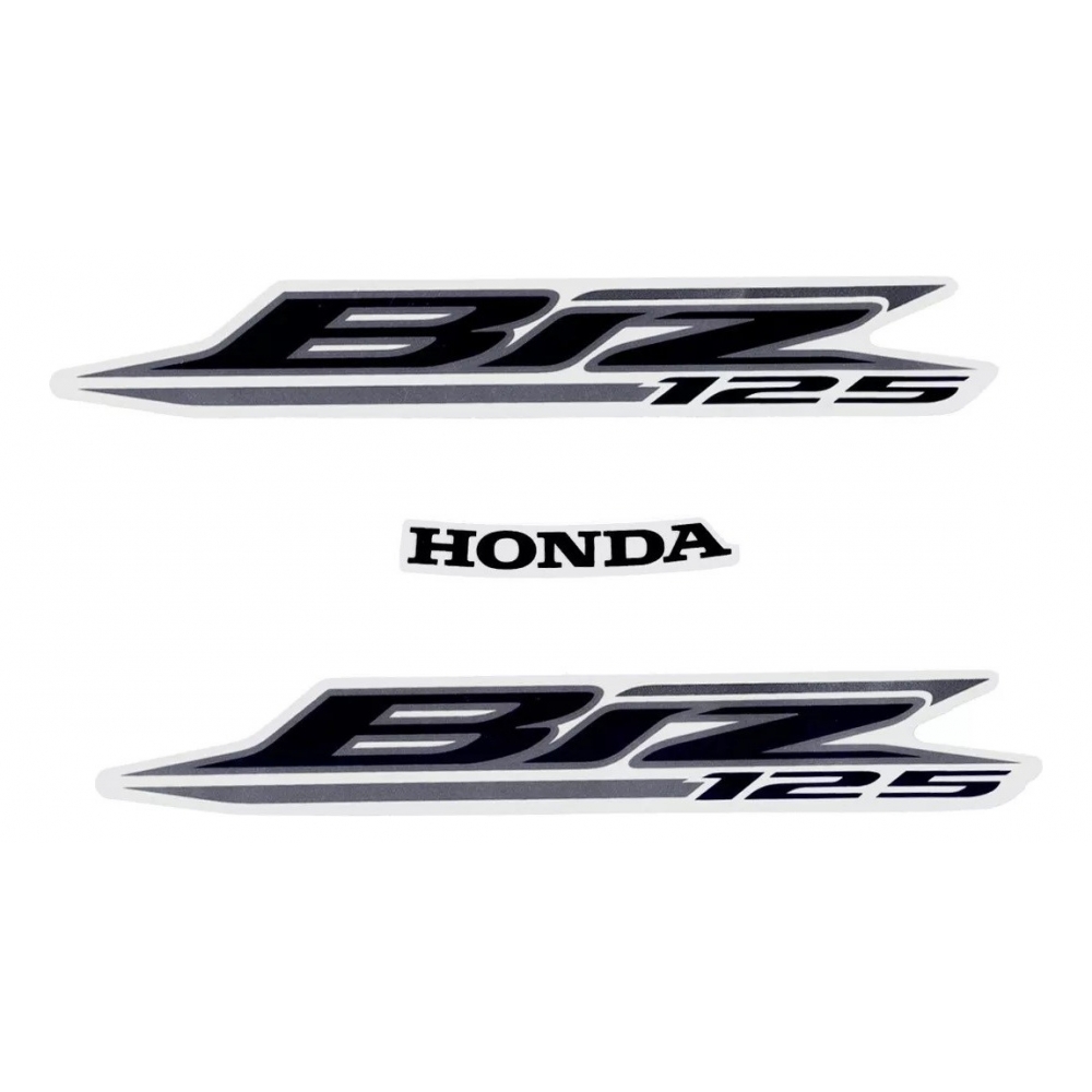 Kit Adesivos Faixas Moto Biz 125 Branca 2022 Jogo Adesivo