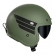 Capacete Moto Aberto Ls2 Of599 Spitfire Custom Vintage Retro Harley C/ Óculos e Selo Inmetro Masculino Feminino - Verde Militar Fosco