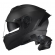 Capacete Moto Robocop Escamoteável Norisk Force 2 Preto Fosco Articulado C/ Óculos E Selo Inmetro