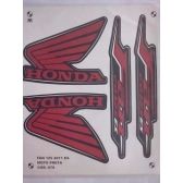 Kit Adesivos Faixa Cg Fan 125 Es Preta 2011 Jogo Adesivo