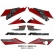 Kit Adesivos Faixa Nx 400 Falcon Vermelha 2005 Jogo Adesivo