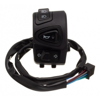 Interruptor Guidão Chave Luz Seta Buzina Moto Pcx 150 2012 2013 2014 2015 2016 2017 Lado Esquerdo