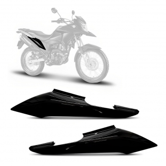 Carenagem Tampa Lateral Moto Xre 190 Preta 2016 2017 2018 2019 2020 2021 Modelo Original