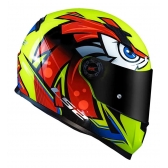 Capacete Moto Fechado Ls2 Ff358 Ff 358Tribal Esportivo Lançamento C/ Selo Inmetro - Amarelo Vermelho