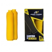 Sanfona Protetor Bengala Bengala Amarela Moto Nx 150 Nx 200 Xlr 125 Tdr 180 Xl 125s 20 Dentes