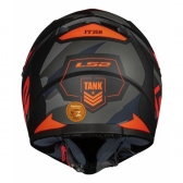Capacete Moto Fechado Ls2 Ff358 Classic Tank Camuflado Preto Esportivo C/ Selo Inmetro Masculino Feminino