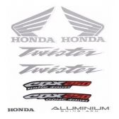Kit Adesivos Faixa Cbx 250 Twister 2005 Preta Jogo Adesivo
