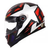 Capacete Moto Fechado Ls2 Ff358 Classic FF358 Starwar Esportivo C/ Selo Inmetro - Preto Vermelho
