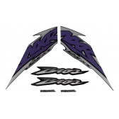 Kit Adesivos Faixas Moto Nxr Bros 125 2004 Ks Azul Jogo Adesivo Jotaesse
