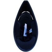 Capacete Esportivo Ebf Motard Solid C/ Viseira Motocross Trilha Preto Brilhante C/ Selo Inmetro - Preto