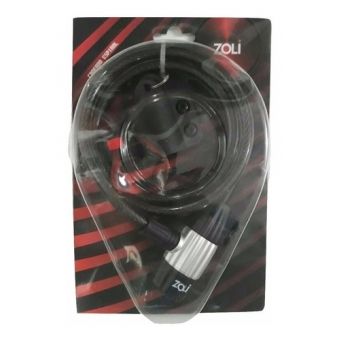 Cadeado Segurança Tranca Capacete Bike Bicicleta Moto K5 Zolli Grande 1,8m
