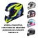 Viseira Espelhada Prata Capacete Bieffe B12 B-12 Cromada Original