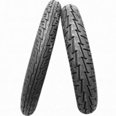 Pneu Moto Titan 125 150 Fan Ybr Factor Dianteiro 275-18 + Traseiro 90/90-18 Rinaldi Bs32