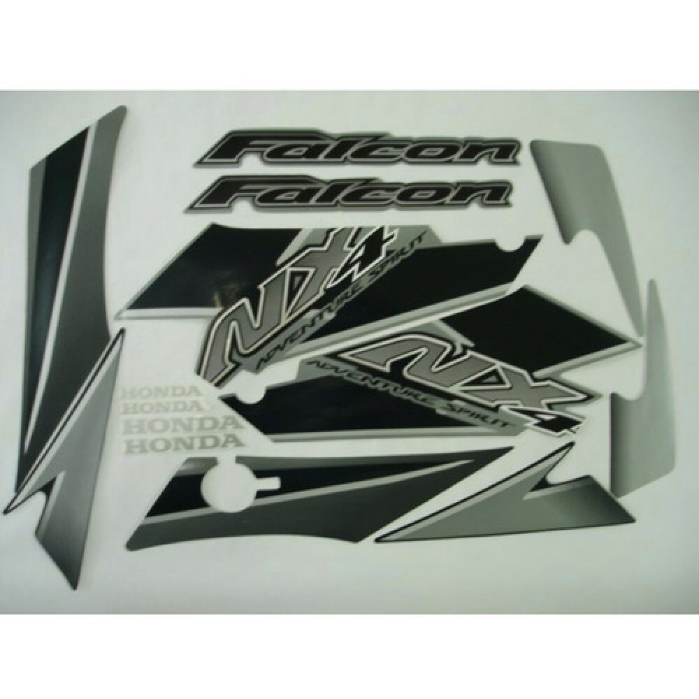 Kit Adesivos Faixa Nx 400 Falcon Verde 2005 Jogo Adesivo