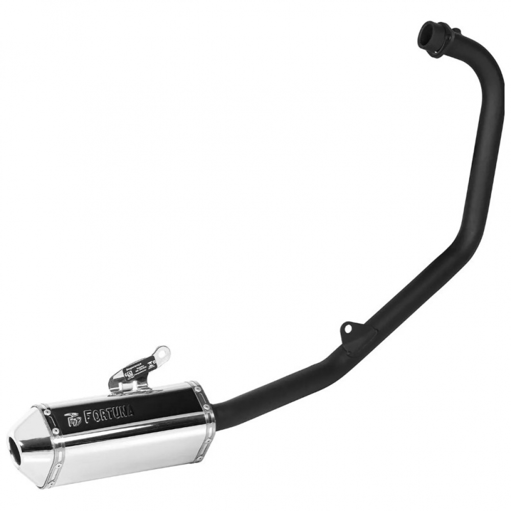 Escape Escapamento Moto CB300F Twister 300 2023 2024 2025 Esportivo Mini Tri Cromado C/ Selo Inmetro
