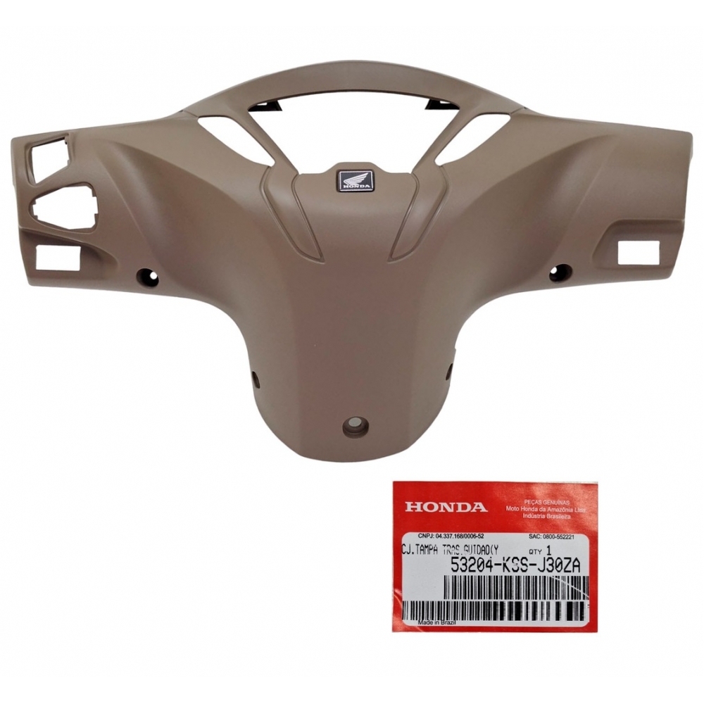 Carenagem Tampa Traseira Painel Biz 125 2018 2019 2020 bege Original Honda - Danidreia