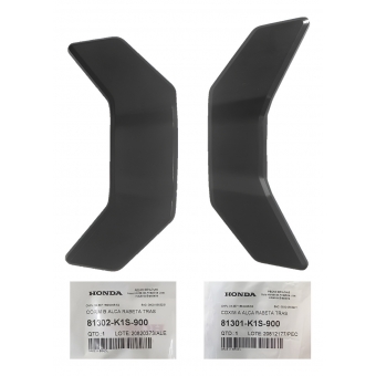 Par De Capa Borracha Do Bagageiro Moto Nxr Bros 160 Xre 190 2025 2026 Em Diante Original Honda