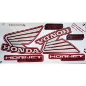 Kit Adesivos Faixa Cb 600 Hornet Vermelha 2014 Jogo Adesivo