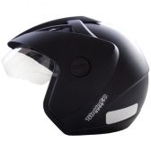Capacete Moto Aberto Ebf Thunder Open Solid Preto Para Motoqueiro Motociclista C/ Selo Do Inmetro - Preto Fosco
