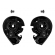 Kit Reparo Orelha Lateral Fixador Da Viseira Capacete Escamoteavel Robocop Bieffe B-dynamic