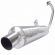 Escapamento Escape Esportivo Moto Gn125 Intruder 125 Mini F1 Redondo Fortuna - Cromado