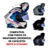 Kit Reparo Orelha Lateral Fixador Da Viseira Capacete Escamoteavel Robocop Bieffe B-dynamic