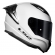 Capacete Moto LS2 FF810 Vigo Monocolor Preto Fosco Verde Militar Branco C/ Spoiler Masculino Feminino Lançamento - Branco