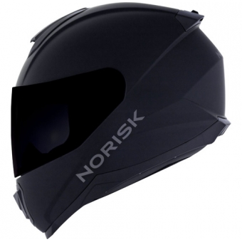 Capacete Moto Esportivo Fechado Norisk Razor Monocolor Solid Preto C/ Selo Inmetro