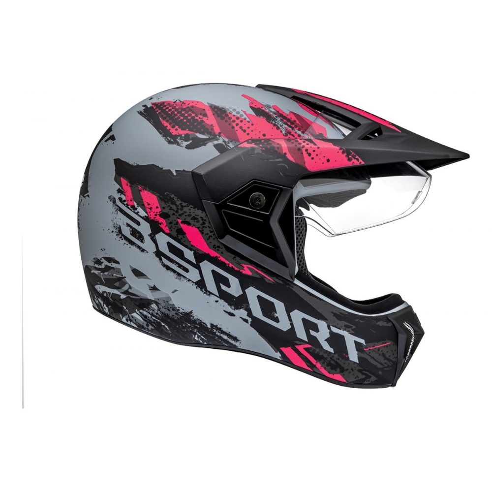 Capacete Moto Feminino Bieffe 3 Sport Rusty Cross Trilha C/ Selo Inmetro Lançamento