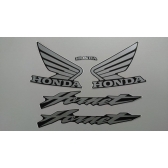 Kit Adesivos Faixa Cb 600 Hornet Preta 2005 Jogo Adesivo