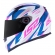 Capacete Moto Feminino Fechado Ls2 Ff358 Classic Draze Branco Rosa C/ Selo Inmetro Lançamento