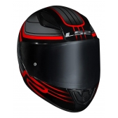Capacete Moto Fechado Ls2 Ff353 358 Rapid Circuit C/ Selo Inmetro Masculino Feminino Lançamento - Preto Vermelho