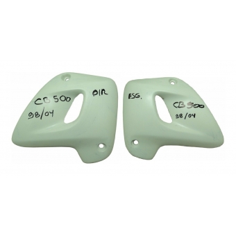 Par De Carenagem Aleta Aba Lateral Tanque Moto Cb500 Cb 500 98/04 Modelo Original S/ Pintura