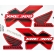 Kit Adesivo Faixa Honda Xre 300 Vermelha 2013 Jogo Adesivos