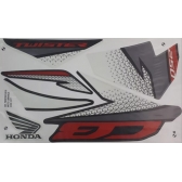 Kit Adesivos Faixas Cb 250 Twister 2019 Branca Jogo Adesivo