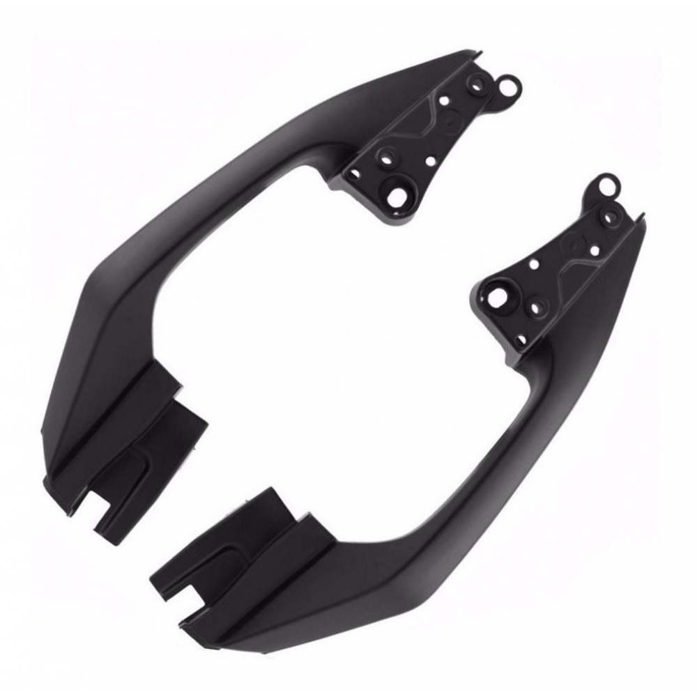 Par De Alça Lateral Traseira Moto Nxr Bros 160 Xre 190 Preta Modelo Original Tork - Preto