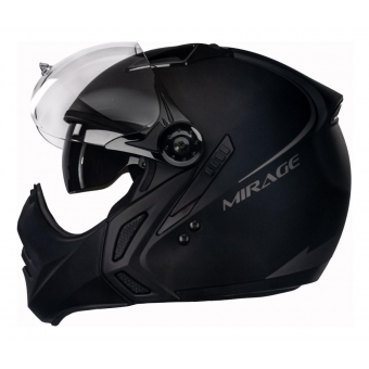 Capacete Moto Custom Peels F21 Mirage Classic Solid Piloto Aviador C/ Óculos Interno Queixeira Removível Lançamento