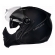 Capacete Moto Custom Peels F21 Mirage Classic Solid Piloto Aviador C/ Óculos Interno Queixeira Removível Lançamento - Preto Fosco