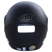 Capacete Moto Aberto Ebf Thunder Open Solid Preto Para Motoqueiro Motociclista C/ Selo Do Inmetro - Preto Fosco