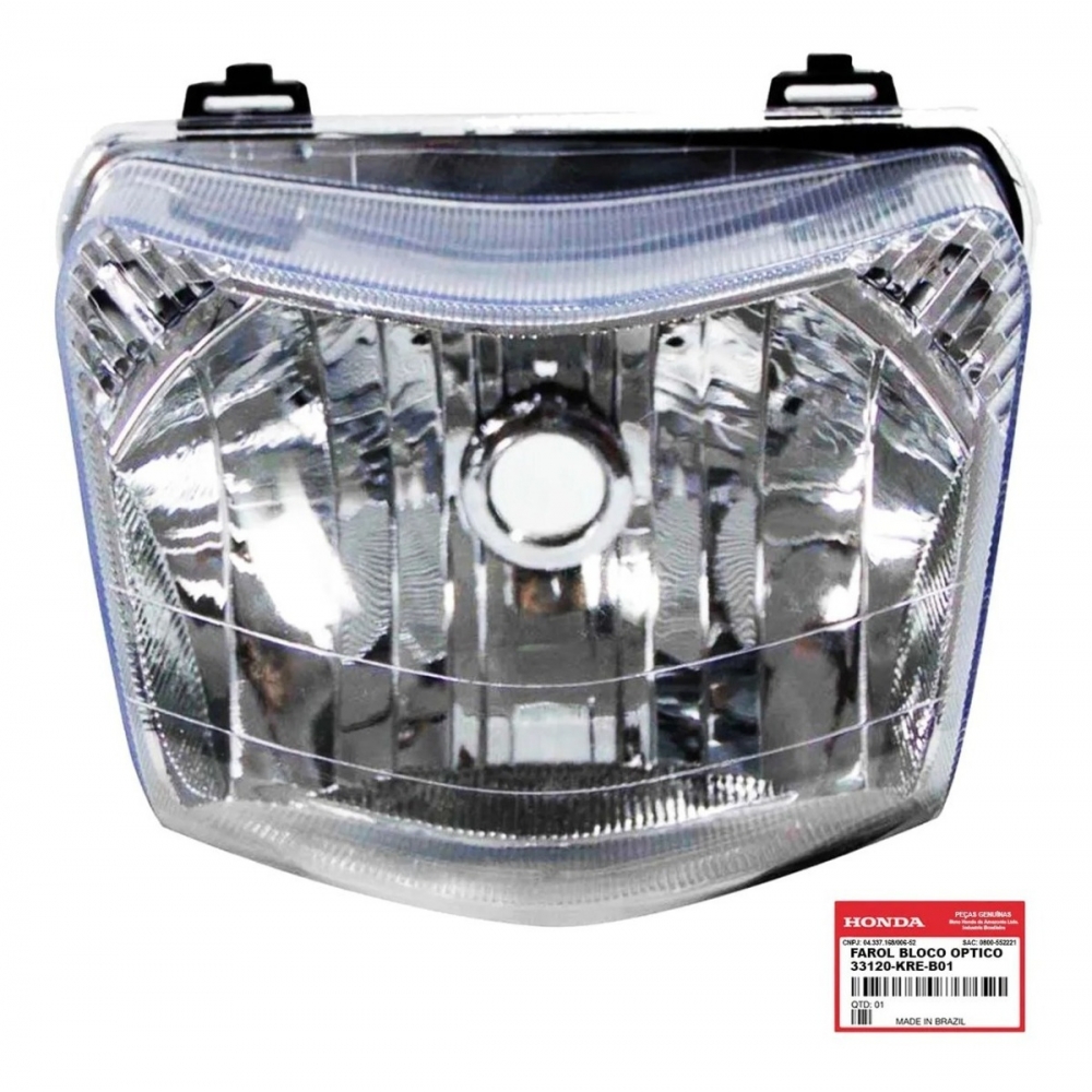 Farol Bloco Óptico Moto Nxr Bros 150 2009 2010 2011 2012 Original Honda