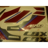 Kit Adesivos Faixa Cbx 150 Aero 91 Moto Vinho Jogo Adesivo