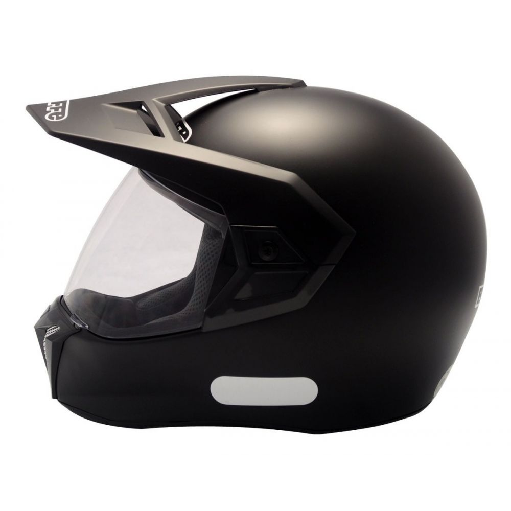 Capacete Esportivo Moto Bieffe 3 Sport New Classic Cross Trilha Com Viseira Selo Inmetro - Preto Fosco