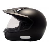 Capacete Esportivo Moto Bieffe 3 Sport New Classic Cross Trilha Com Viseira Selo Inmetro - Preto Fosco