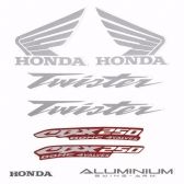 Kit Adesivos Faixa Cbx 250 Twister 05 Vermelha Jogo Adesivo