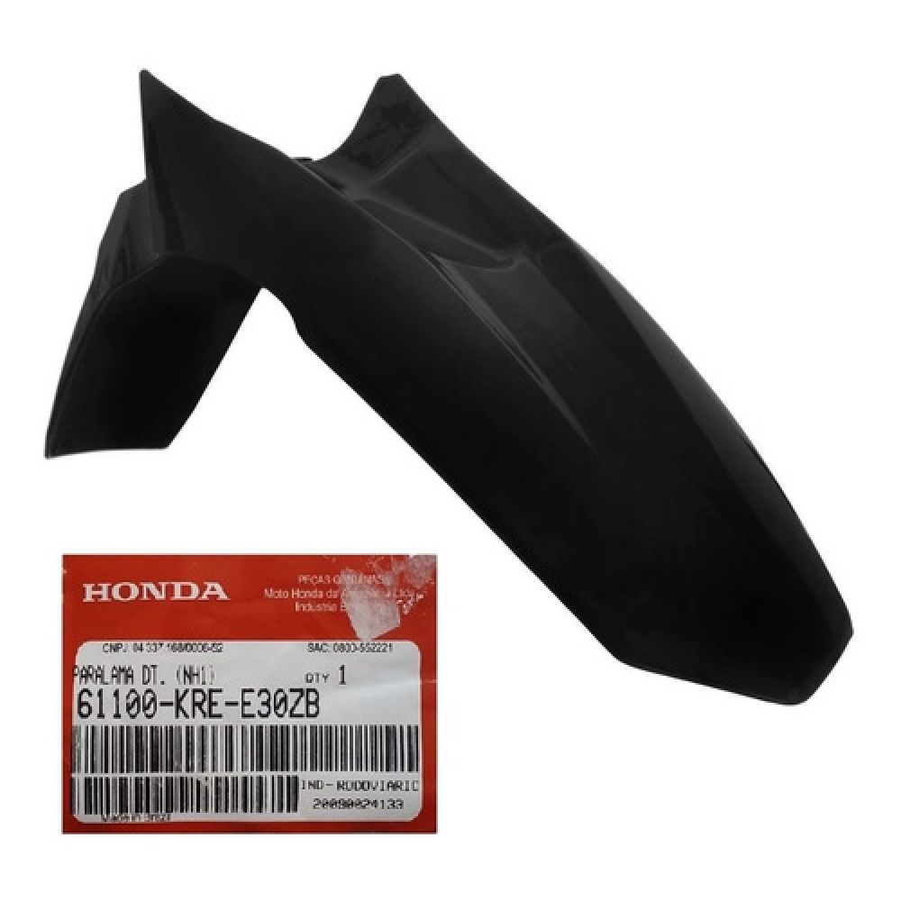 Paralama Dianteiro Nxr Bros 160 2015 2016 2017 Bros 150 2013 2014 2015 Preta Original - Preto