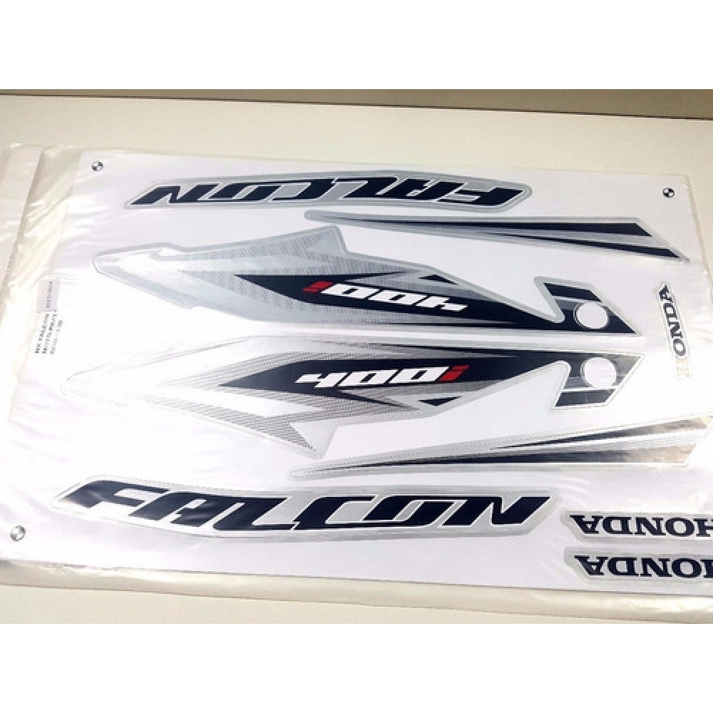 Kit Adesivos Nx 400 Falcon Prata 2013 2014 Jogo Adesivo
