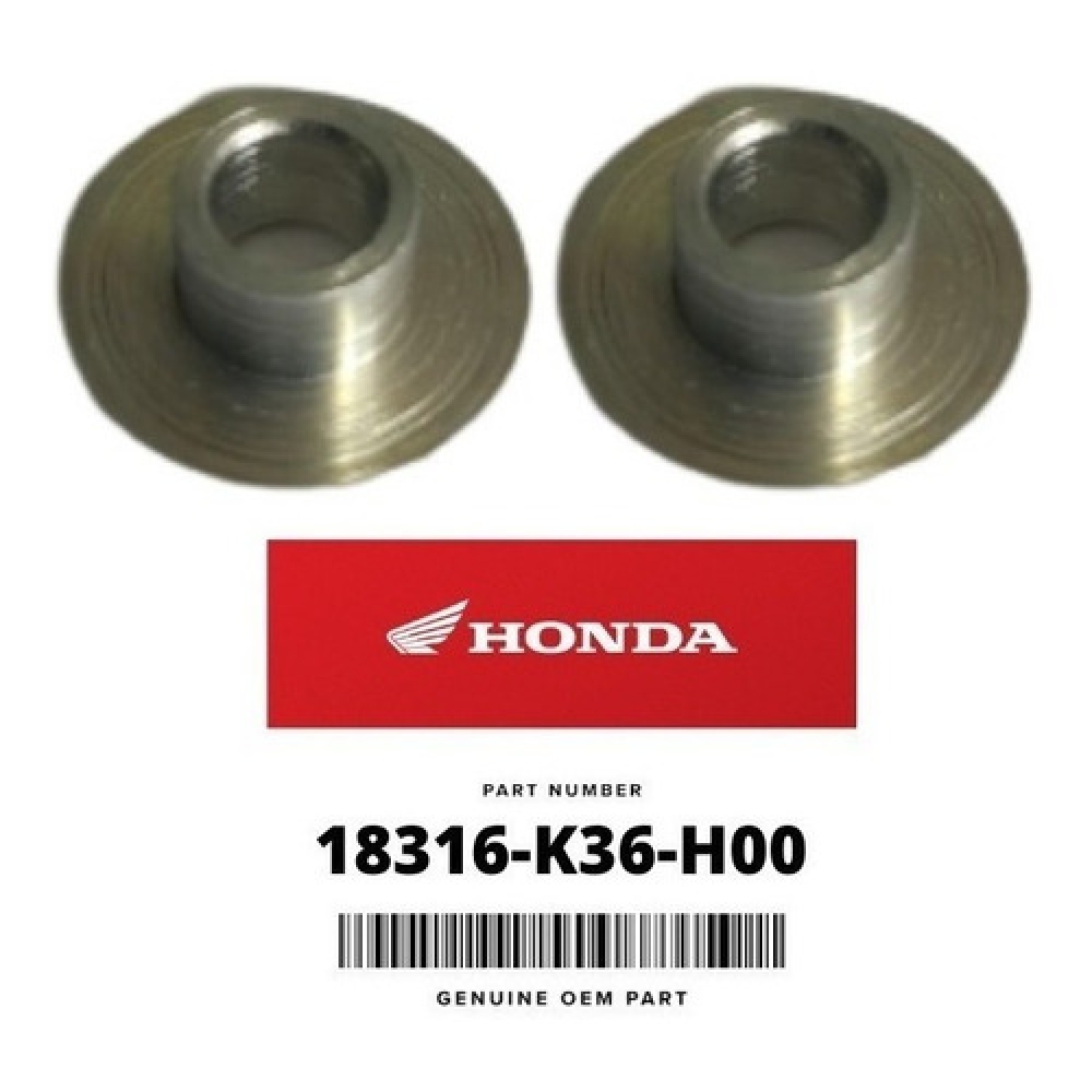 Par De Bucha Protetor Escapamento Pcx 150 Original Honda