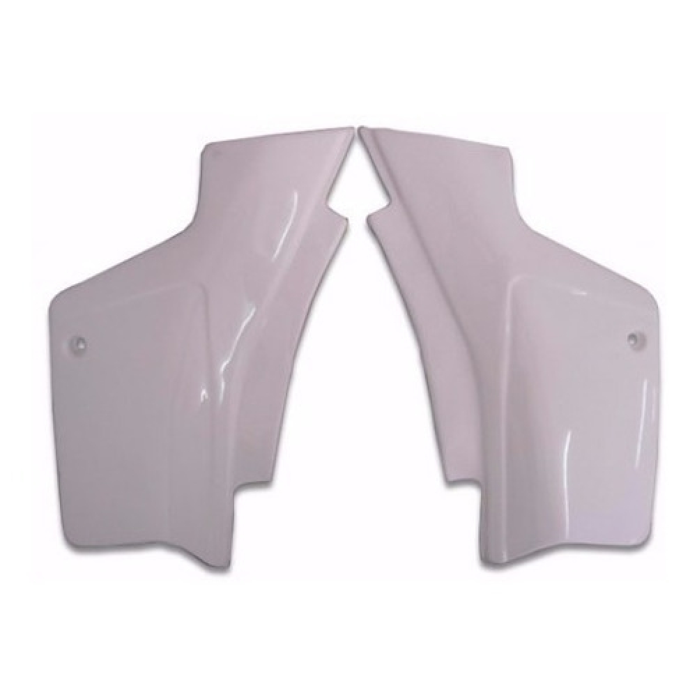 Tampa Lateral Moto Xlx 250 Honda Xl 250r Carenagem Branca Modelo Original - Par