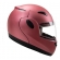Capacete Moto Feminino Robocop Zarref By Taurus Custom Escamoteavel Rosa Jelly Revestido Couro C/ Selo Inmetro